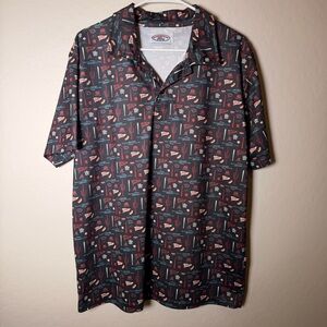 Arizona Diamondbacks All over print fathers day SGA dri fit polo size Large